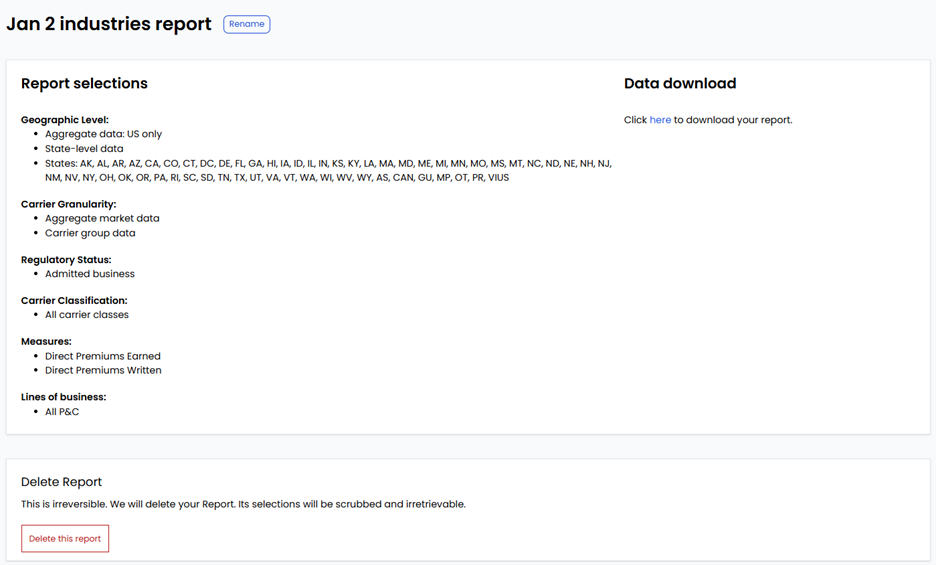 DELPHI platform screenshot